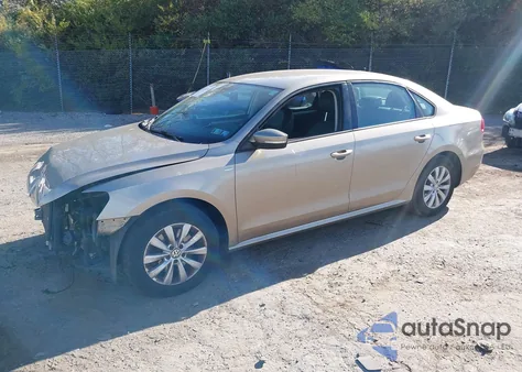 2015 Volkswagen Passat 1.8T Wolfsburg Edition from USA, damaged, VIN 1VWAT7A33FC048688